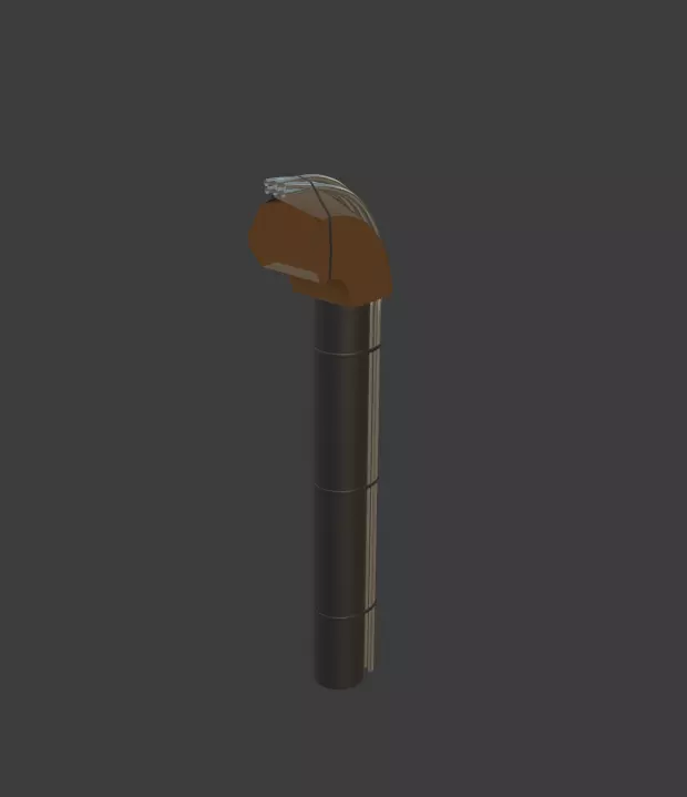 Snorkle wth different topper 3D model_0