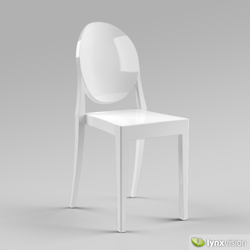 Victoria Ghost Chair by Philippe Starck 3D model_1