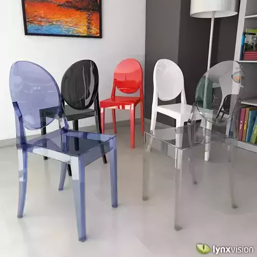 Victoria Ghost Chair by Philippe Starck 3D model