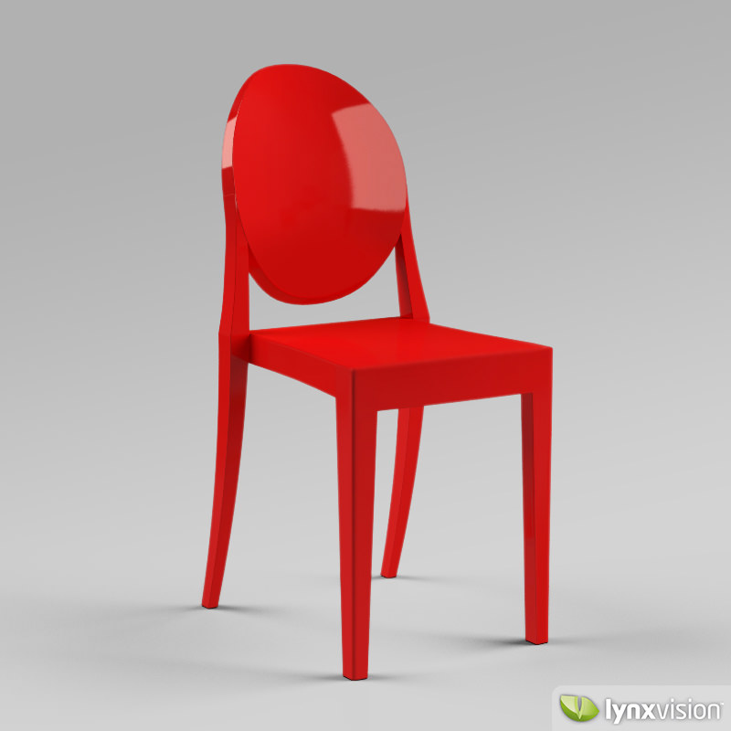 Victoria Ghost Chair by Philippe Starck 3D model_2