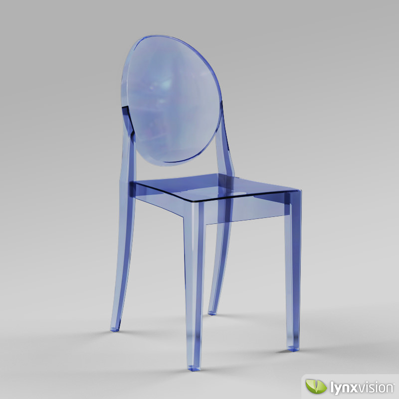 Victoria Ghost Chair by Philippe Starck 3D model_4