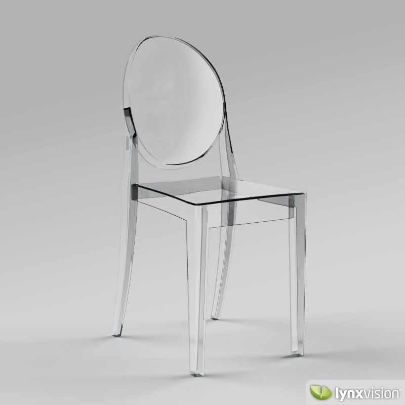 Victoria Ghost Chair by Philippe Starck 3D model_3