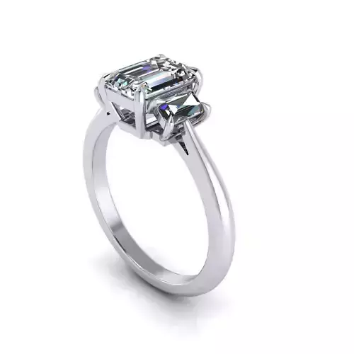 Women Diamond Fashionable Ring 3D print model