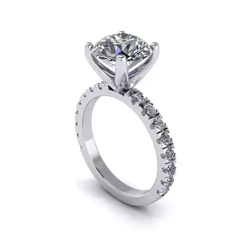 Solitaire Women Diamond Ring R72