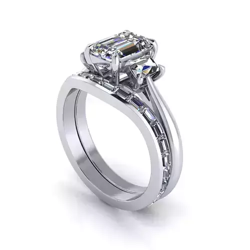 Matching Diamond Wedding Ring R3
