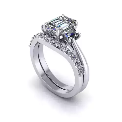 Matching Diamond Rings Package R4