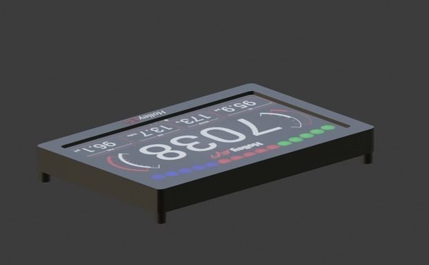 Holley Dash 3D model_1