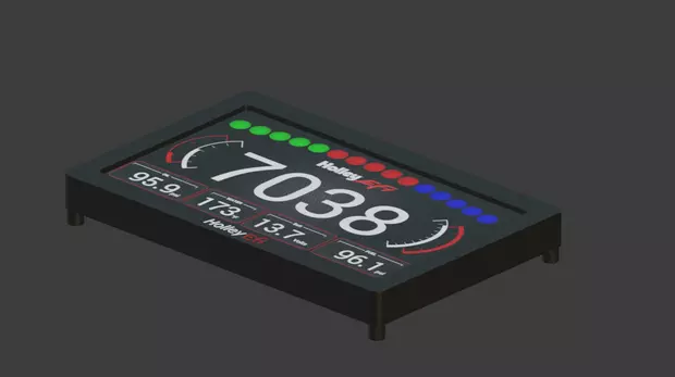 Holley Dash 3D model_0