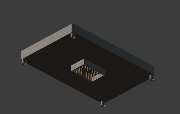 Holley Dash 3D model_2