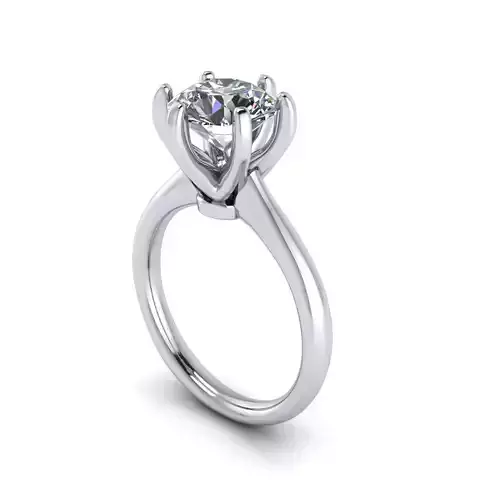 Solitaire Women Diamond Engagement ring R66