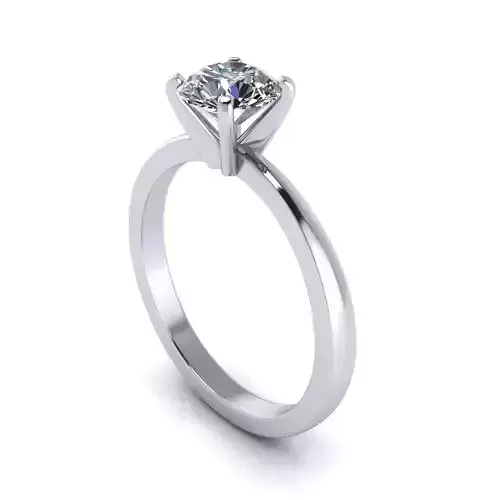Solitaire Diamond Women Engagement Ring R50