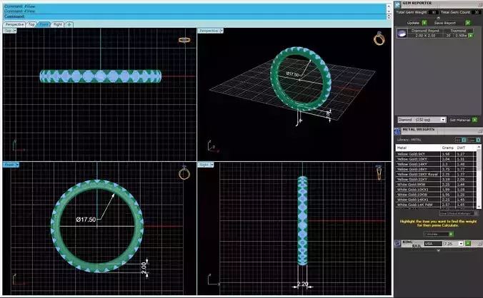 Women Diamond Engagement Ring R52