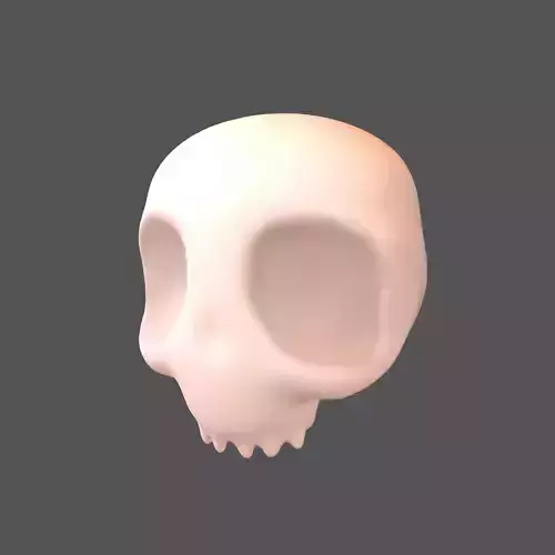 Cartoon Skull v2 003