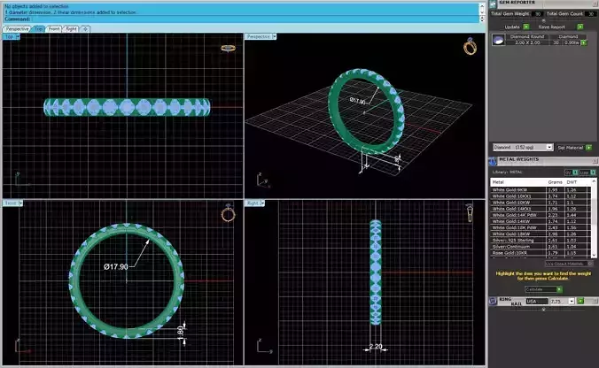 Women Diamond Engagement Ring R53