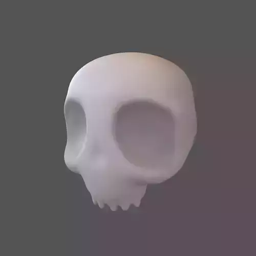 Cartoon Skull v2 004