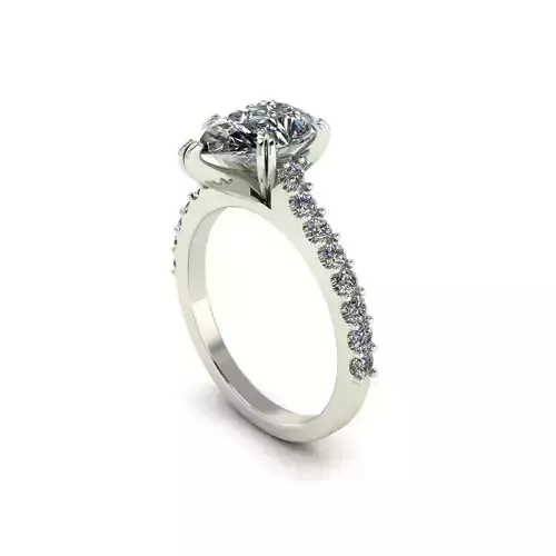 Women Solitaire Diamond Engagement Ring R27