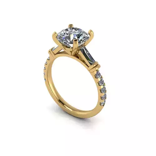 Solitaire Women Diamond Wedding Ring R38