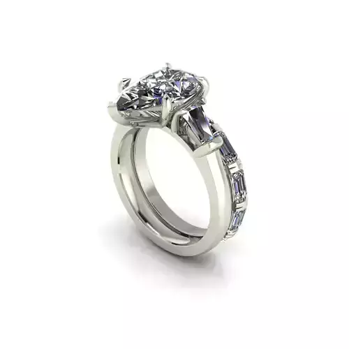 Matching Diamond Wedding Ring R5