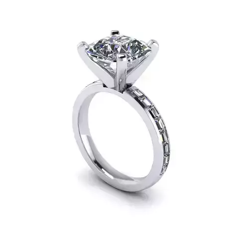 Solitaire Diamond Wedding Ring R26