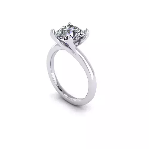 Solitaire Diamond Women Engagement Ring R9