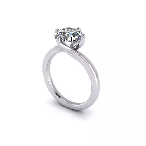 Solitaire Women Diamond Engagement Ring R8
