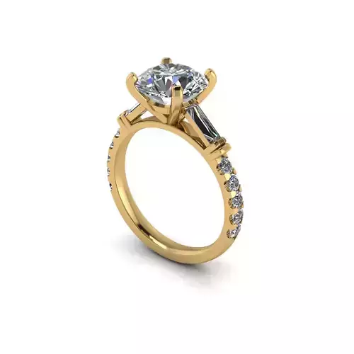 Solitaire Diamond Women Ring R7