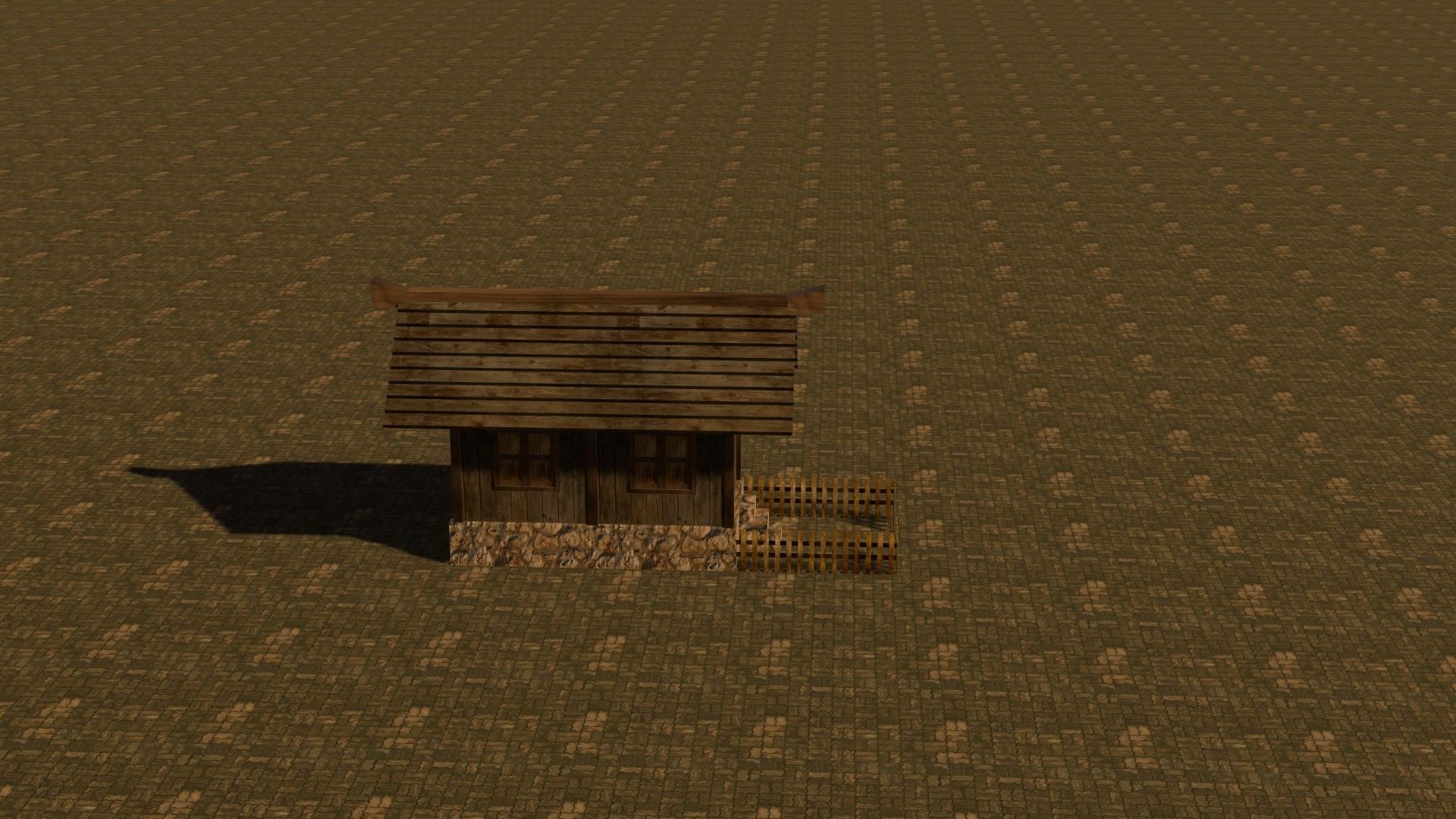 Medieval House 8 Free low-poly 3D model_6