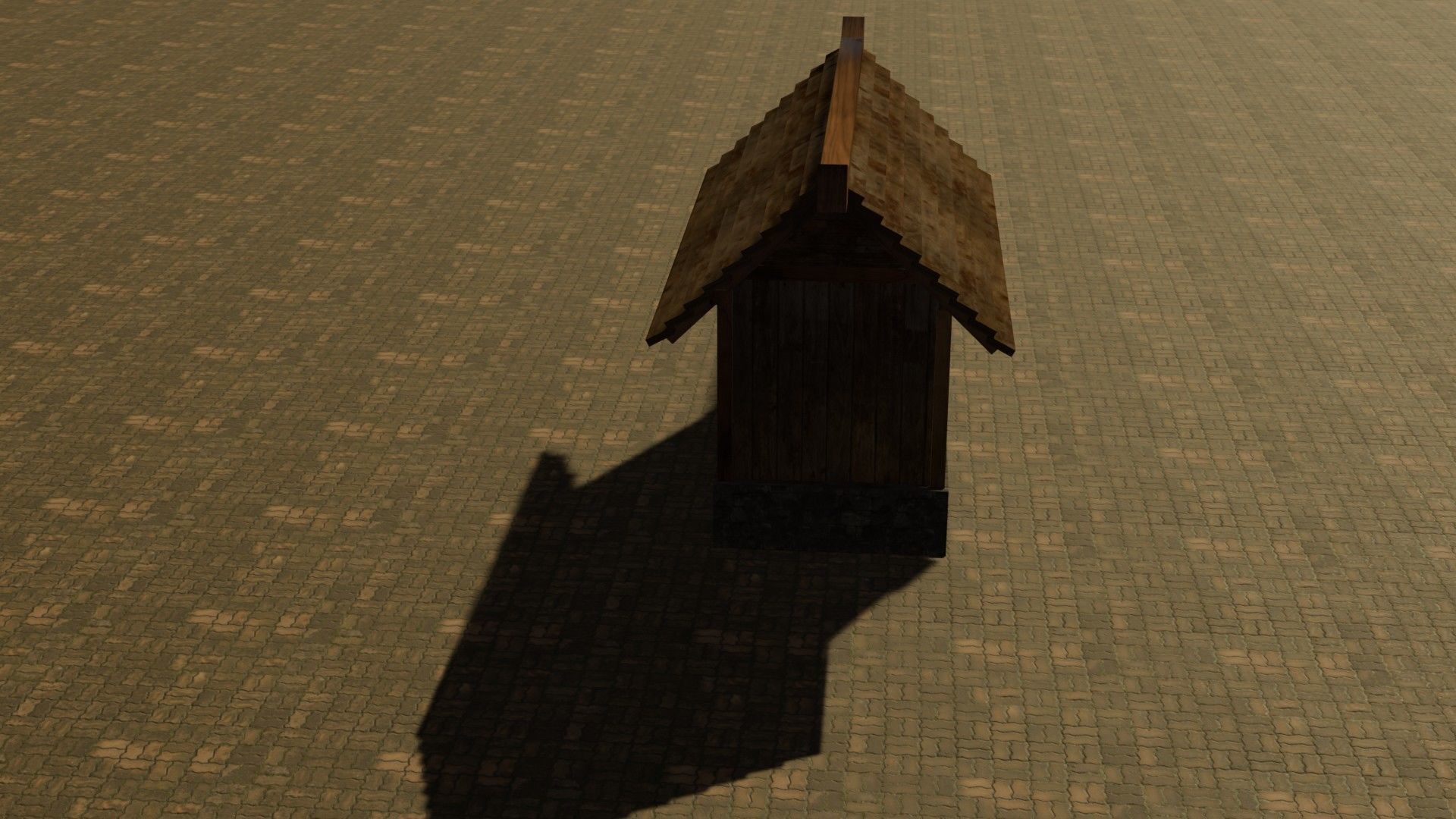 Medieval House 7 Free low-poly 3D model_15