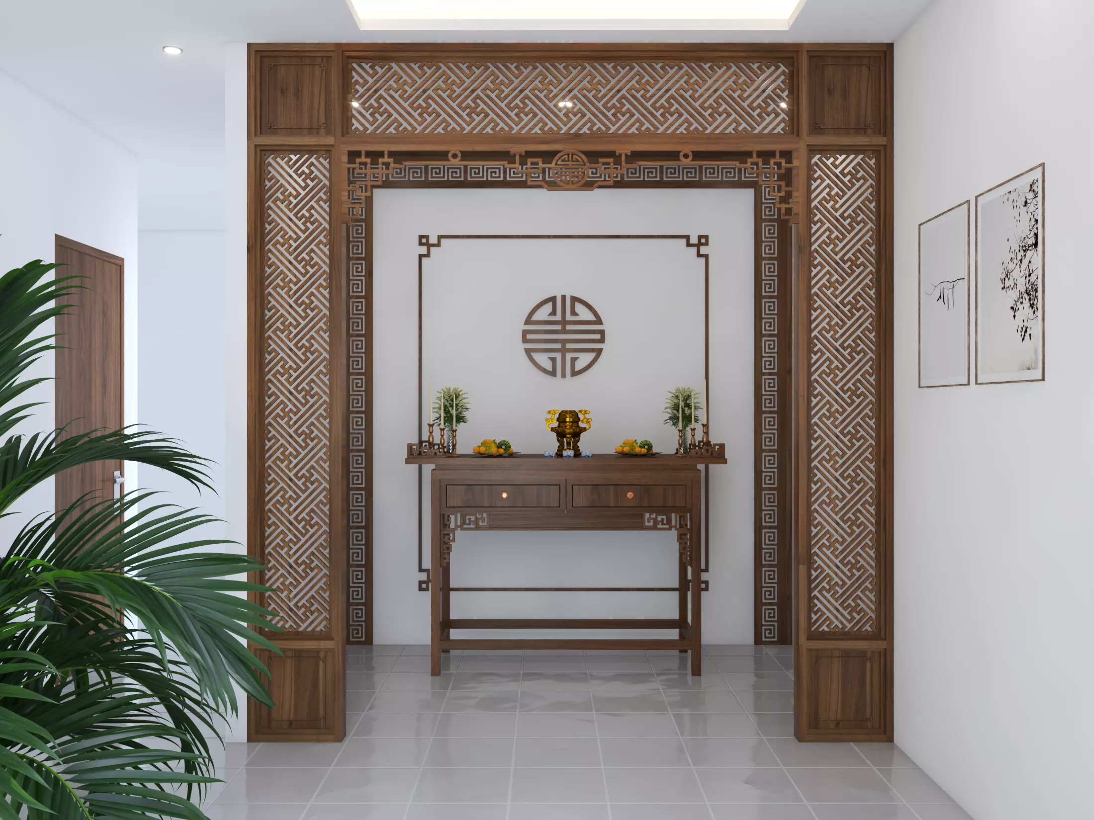 Altar Asian Free 3D model