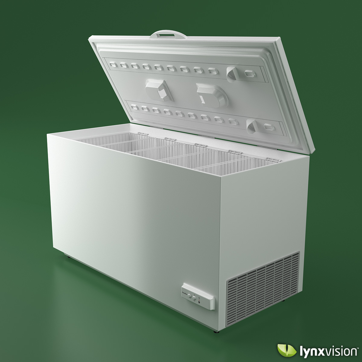 Electrolux Chest Freezer 3D model_2