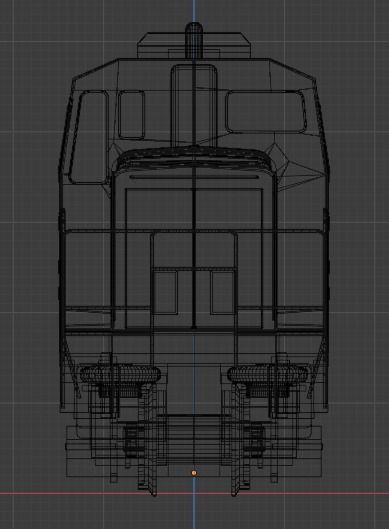 DD200 Locomotive model without interior Free 3D model_3
