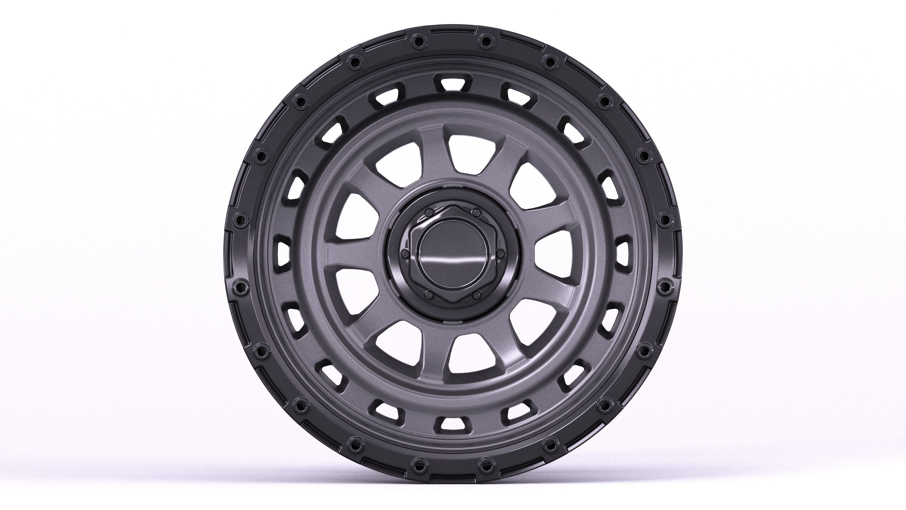 Tank Wheels M1 3D model_4