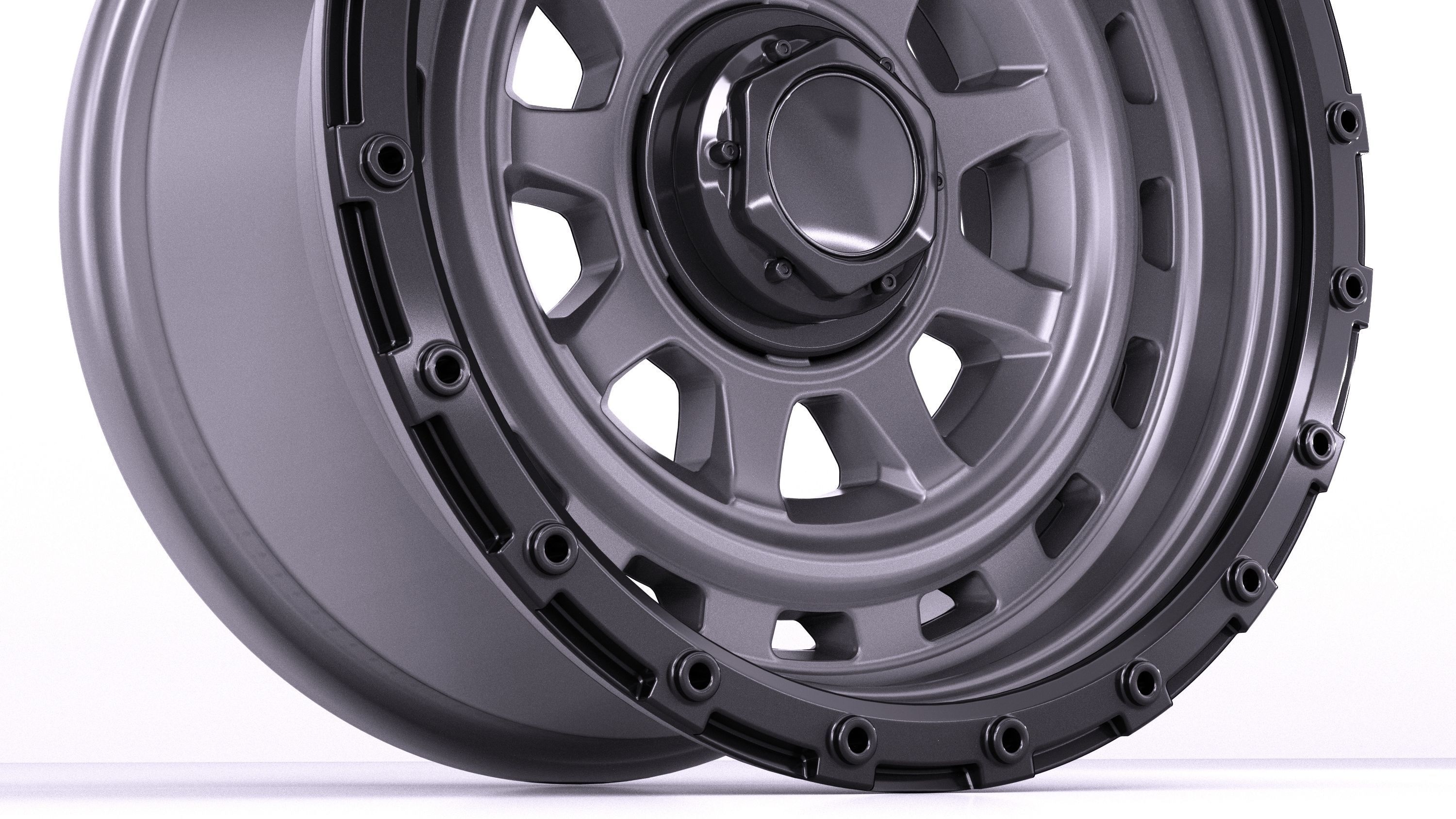 Tank Wheels M1 3D model_8