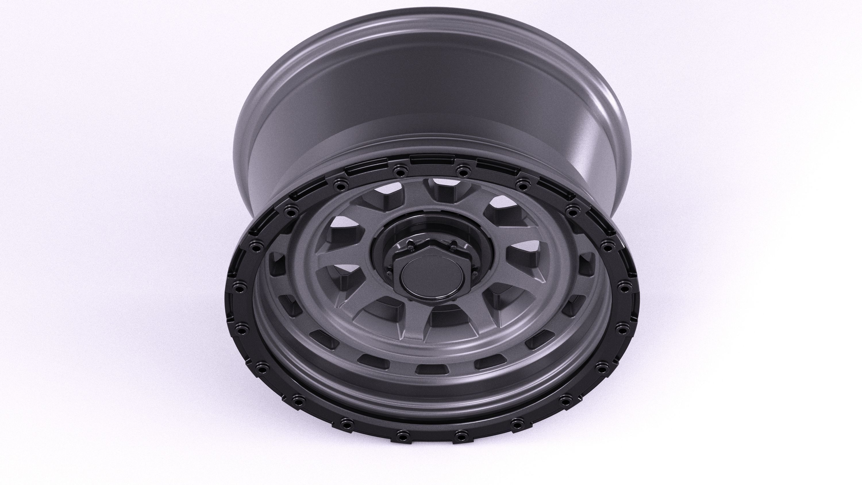 Tank Wheels M1 3D model_5