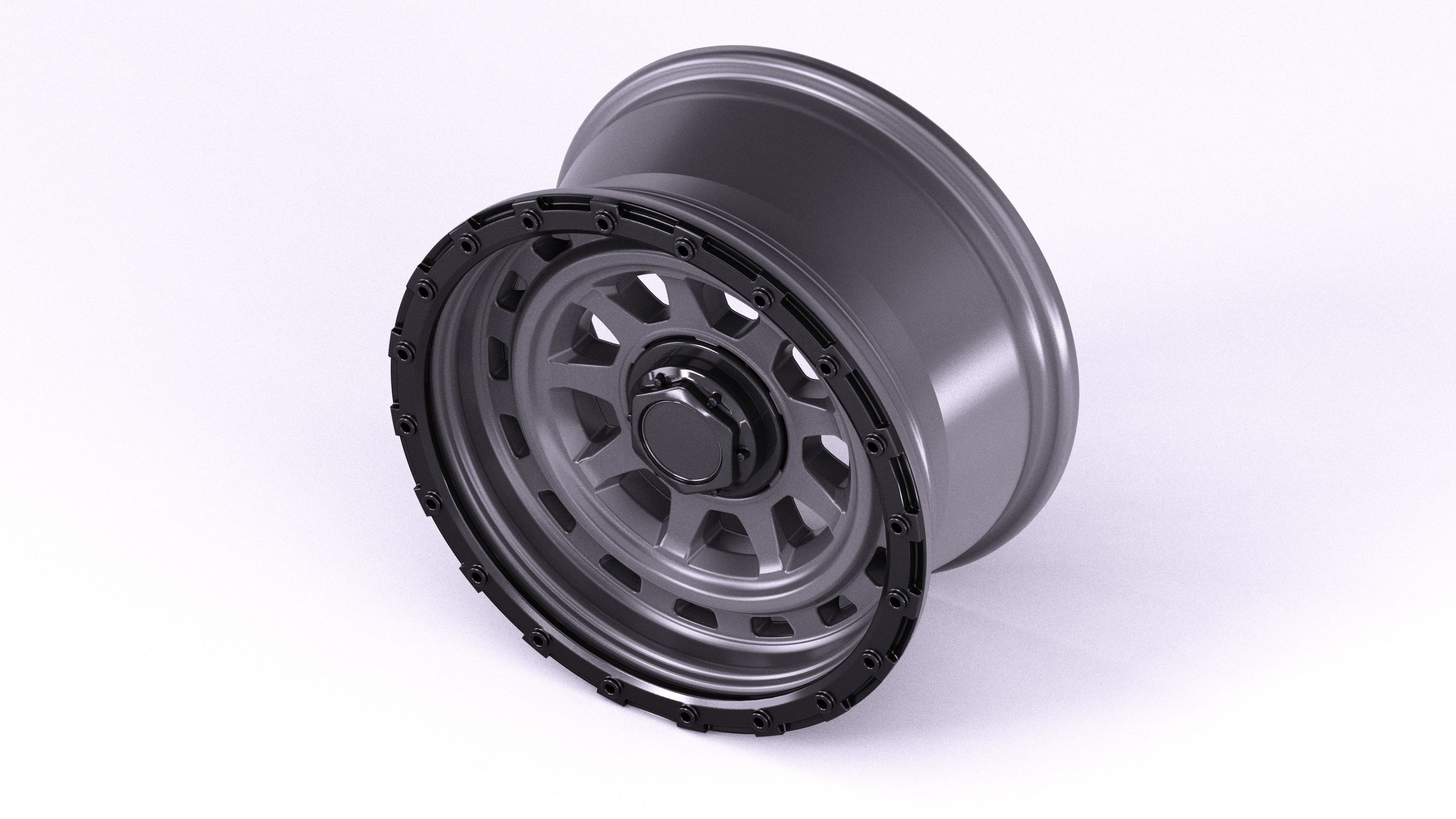 Tank Wheels M1 3D model_6