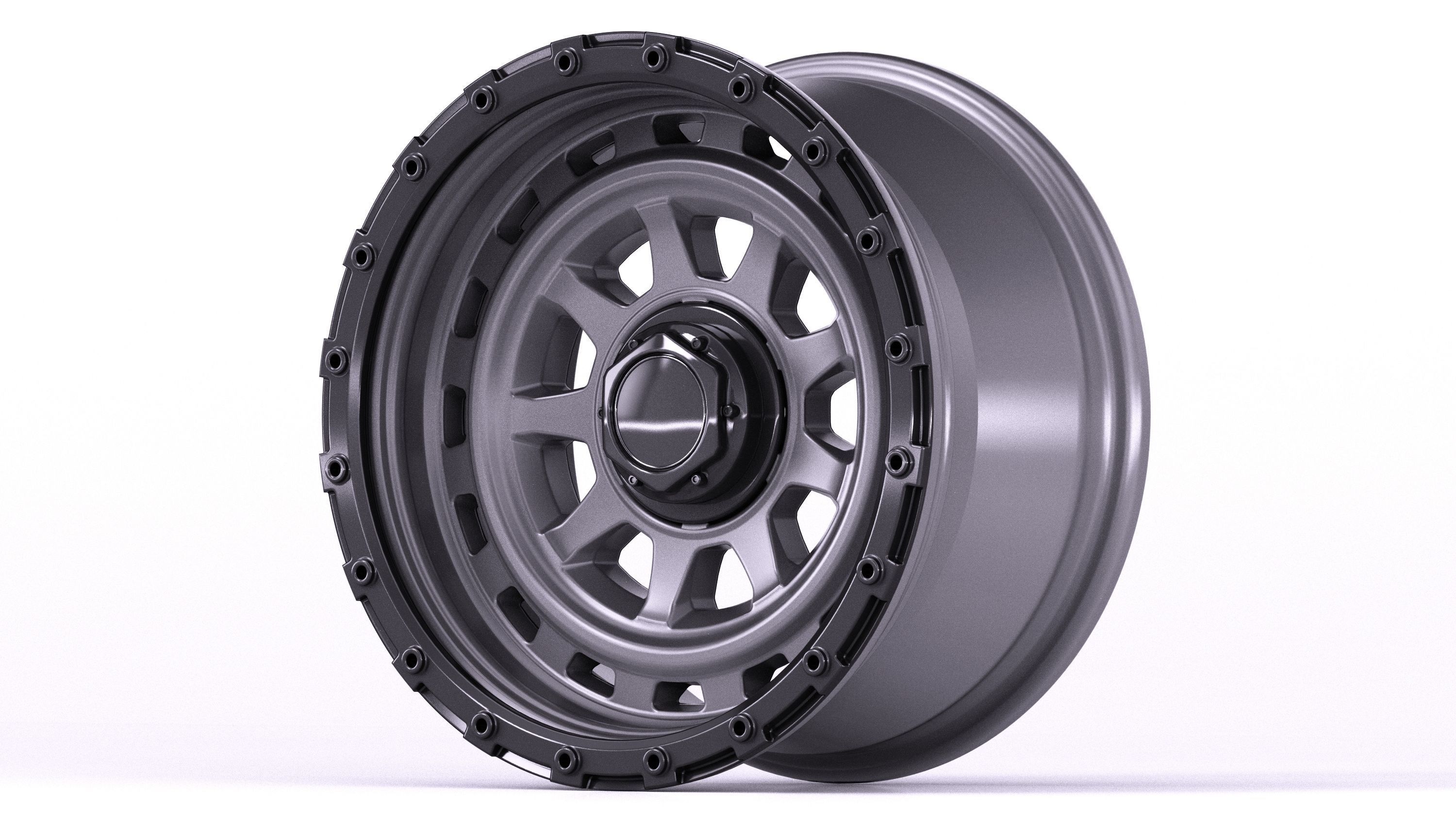 Tank Wheels M1 3D model_1