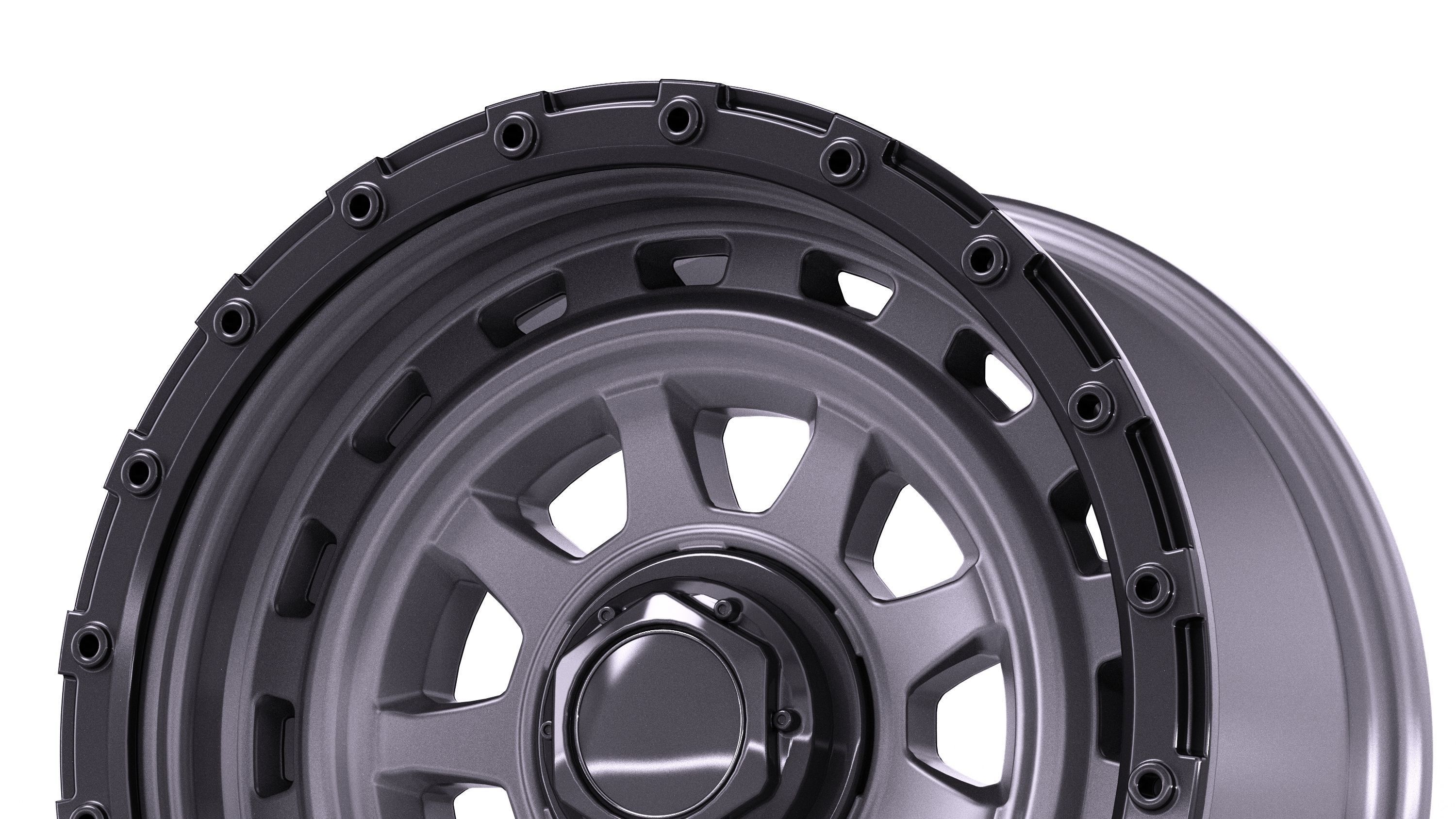 Tank Wheels M1 3D model_7
