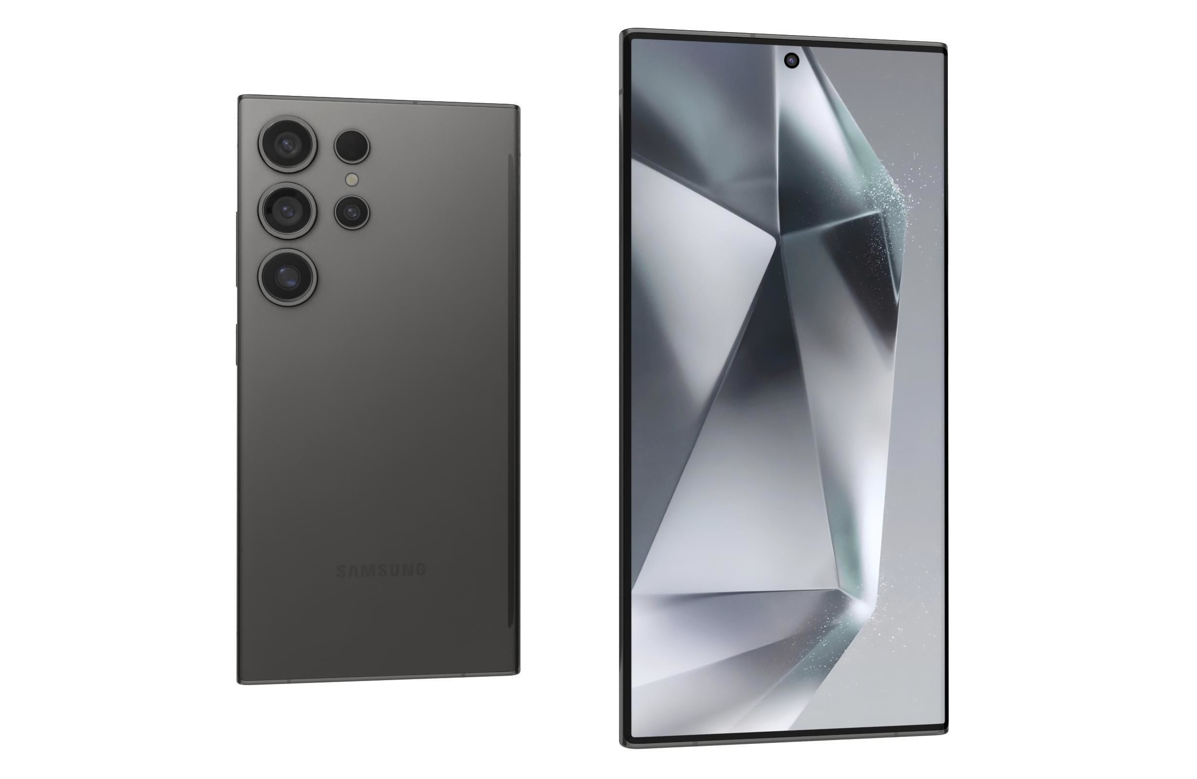 Samsung Galaxy S24 Ultra Titanium Black Crystal 3D model_6