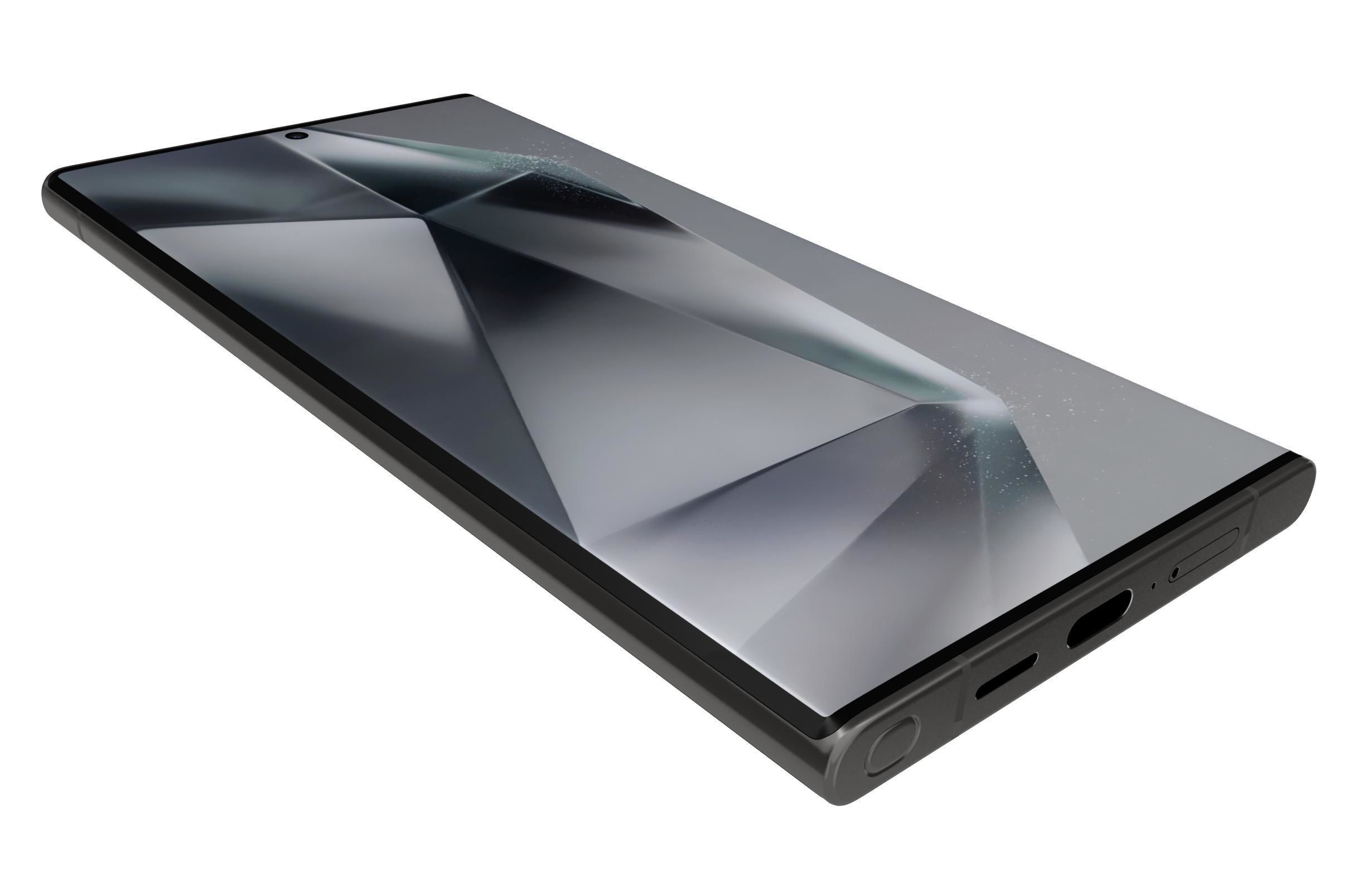 Samsung Galaxy S24 Ultra Titanium Black Crystal 3D model_14