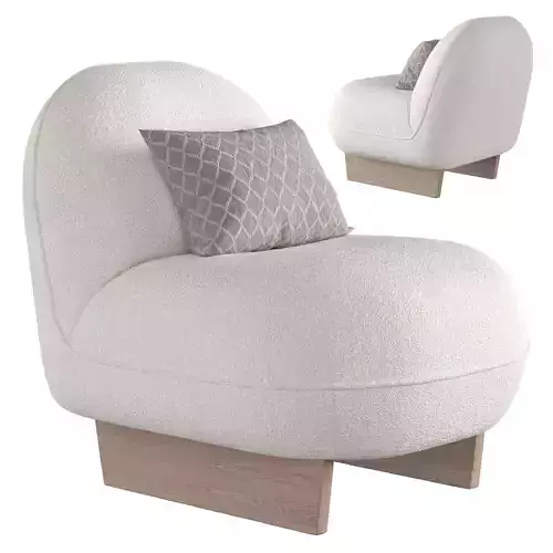 Ingrid Sherpa Chair 3D model