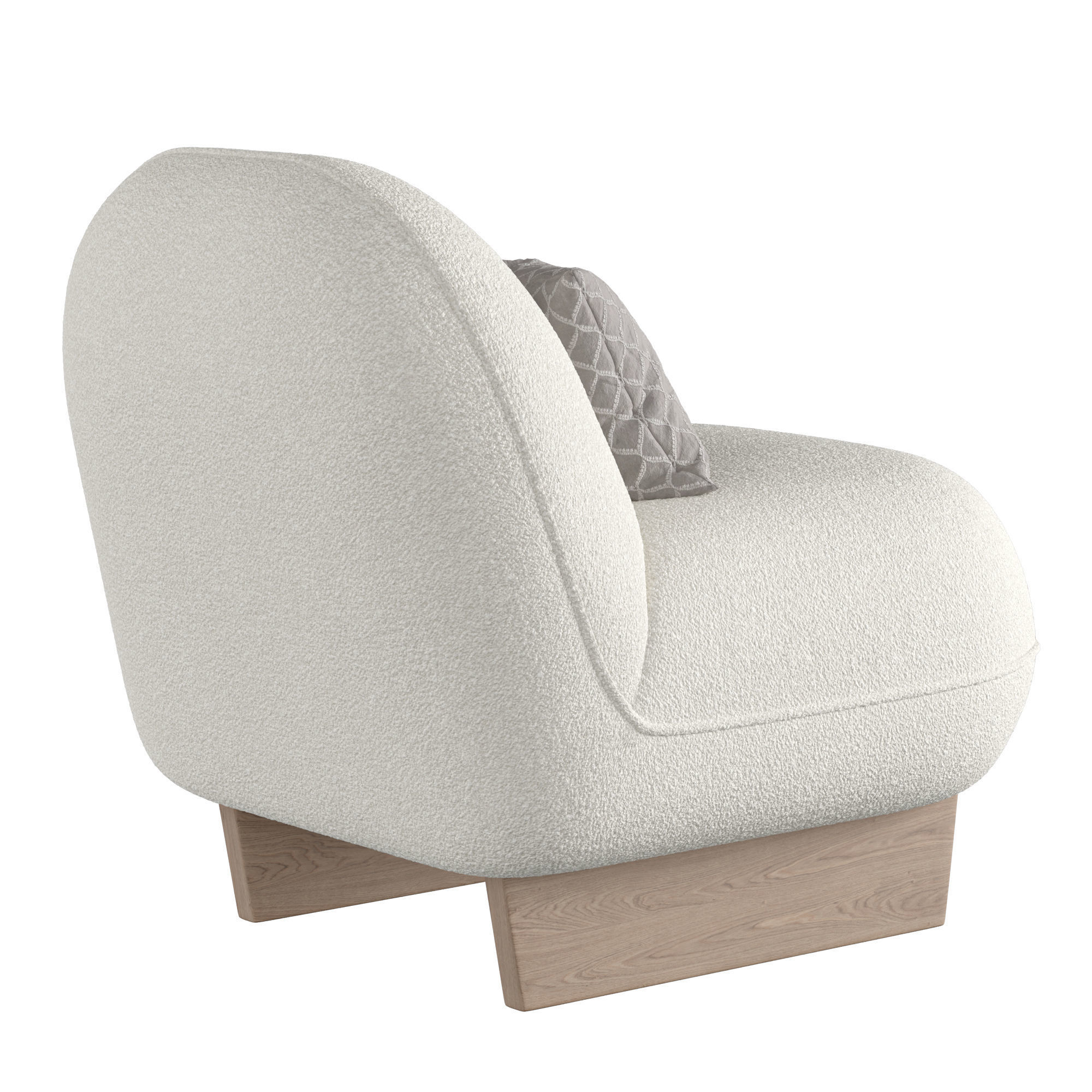 Ingrid Sherpa Chair 3D model_2