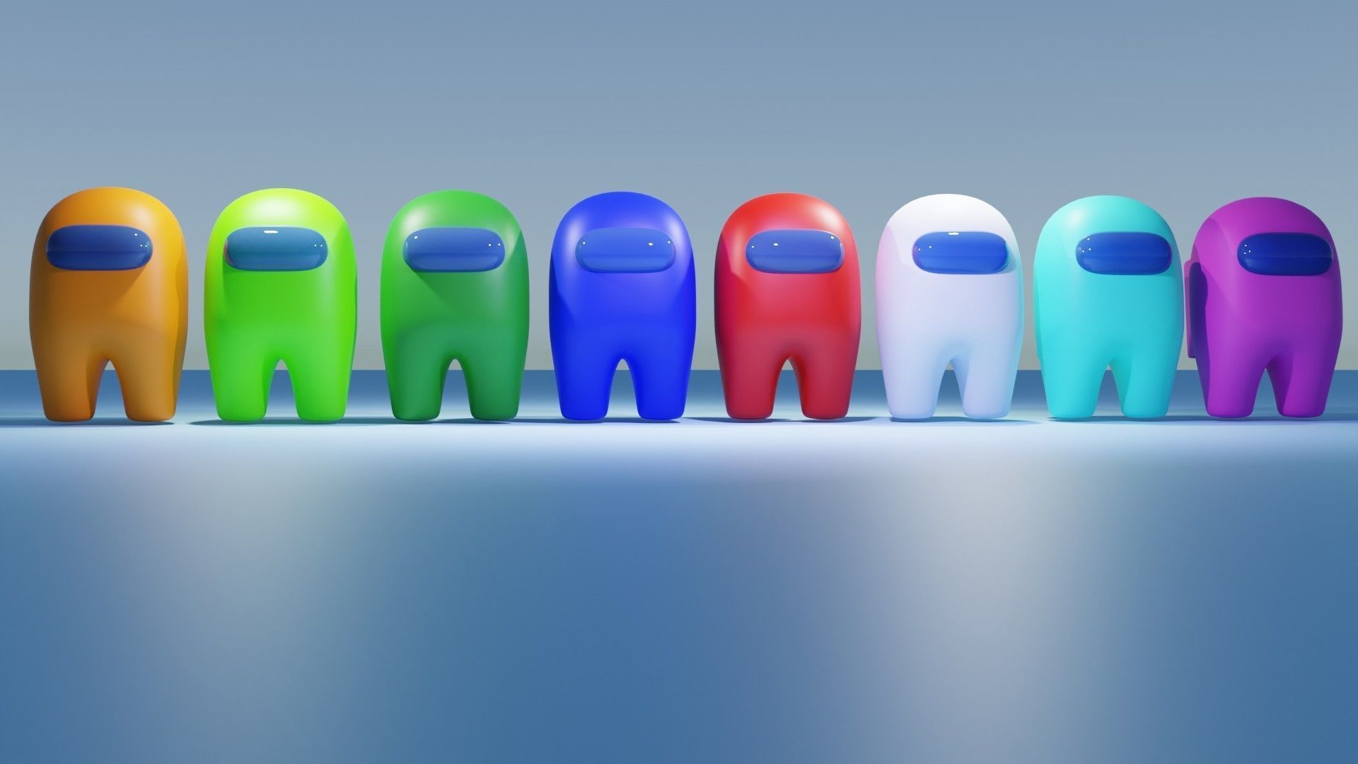 Among Us Characters 3D model_4