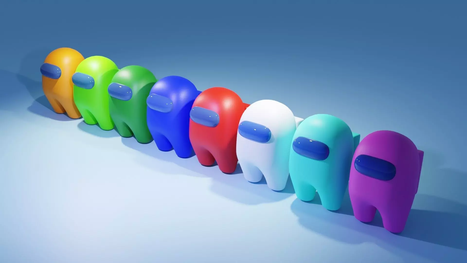 Among Us Characters 3D model_0