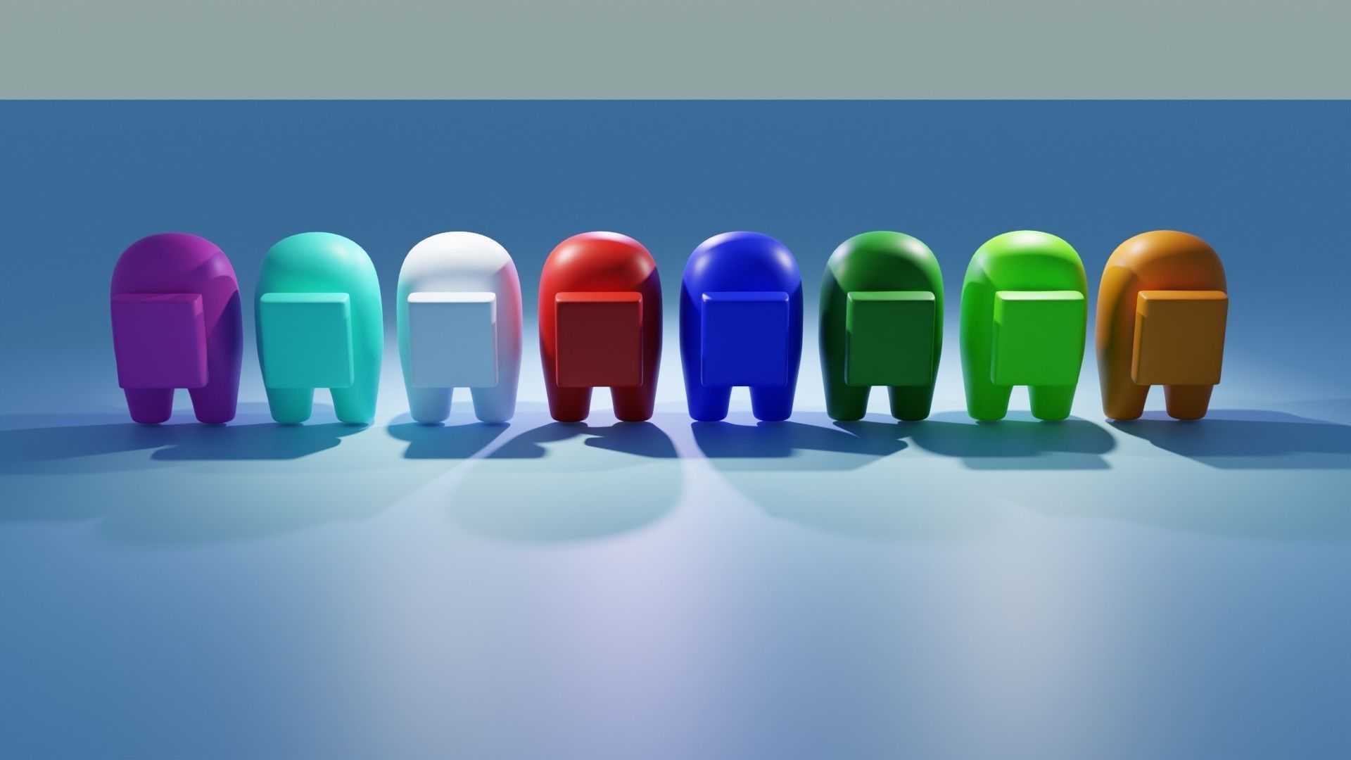 Among Us Characters 3D model_2