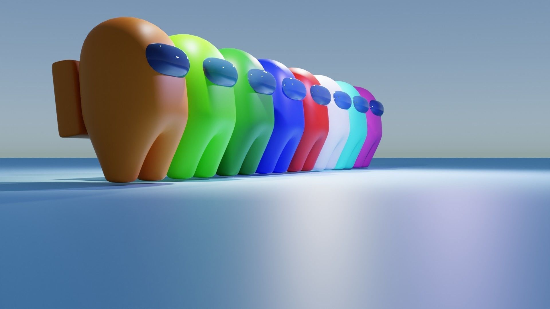 Among Us Characters 3D model_3