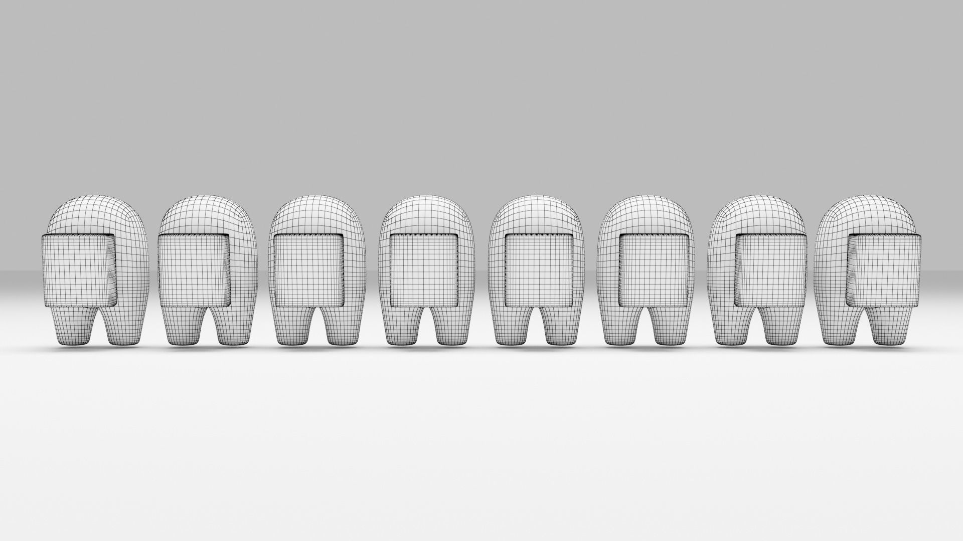 Among Us Characters 3D model_6