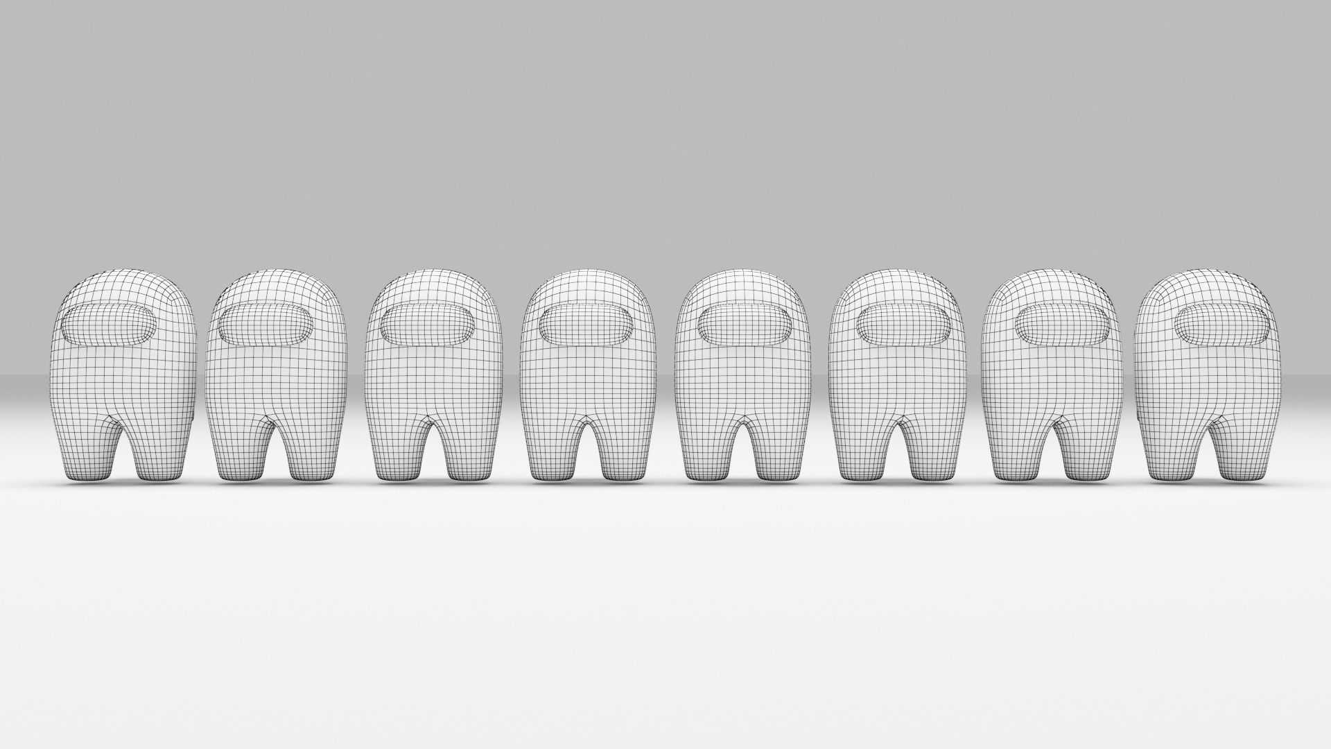 Among Us Characters 3D model_5