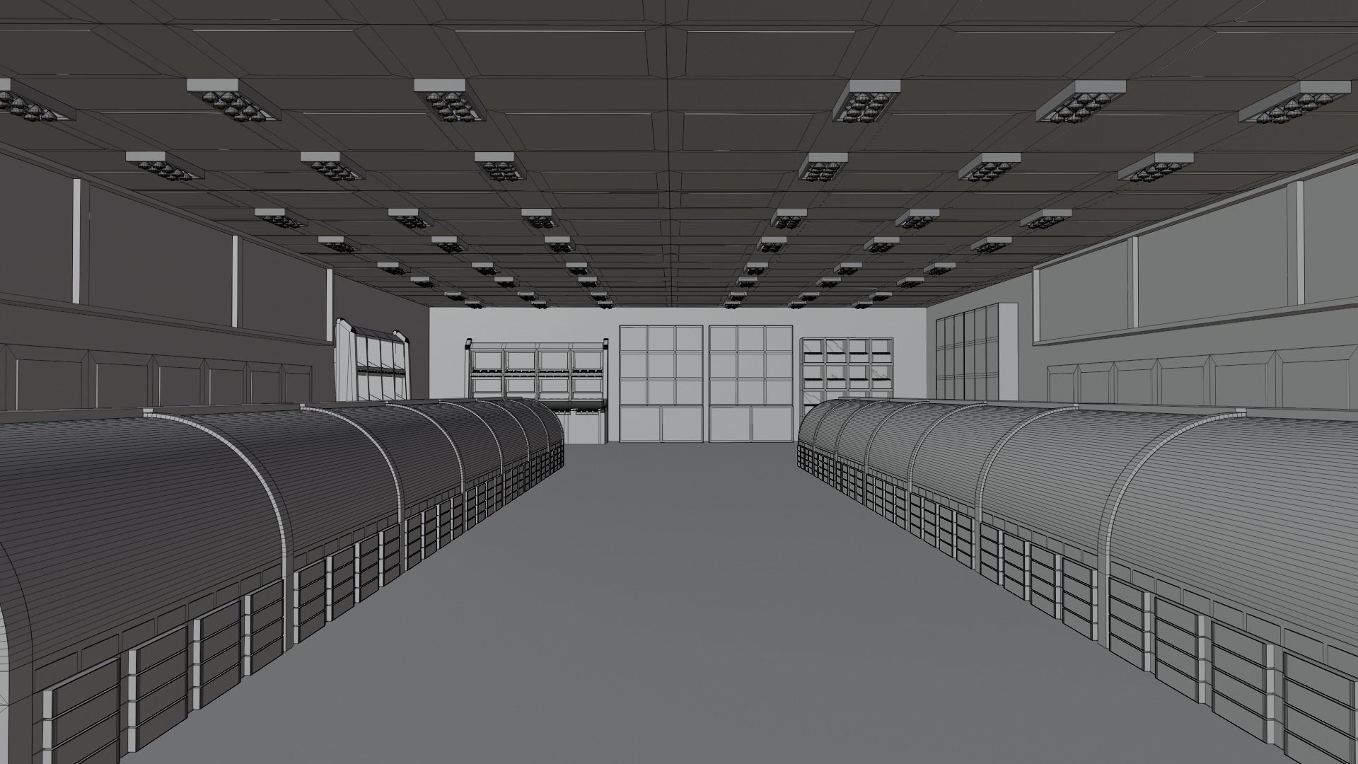 Butcher Shop Low-poly 3D model_5