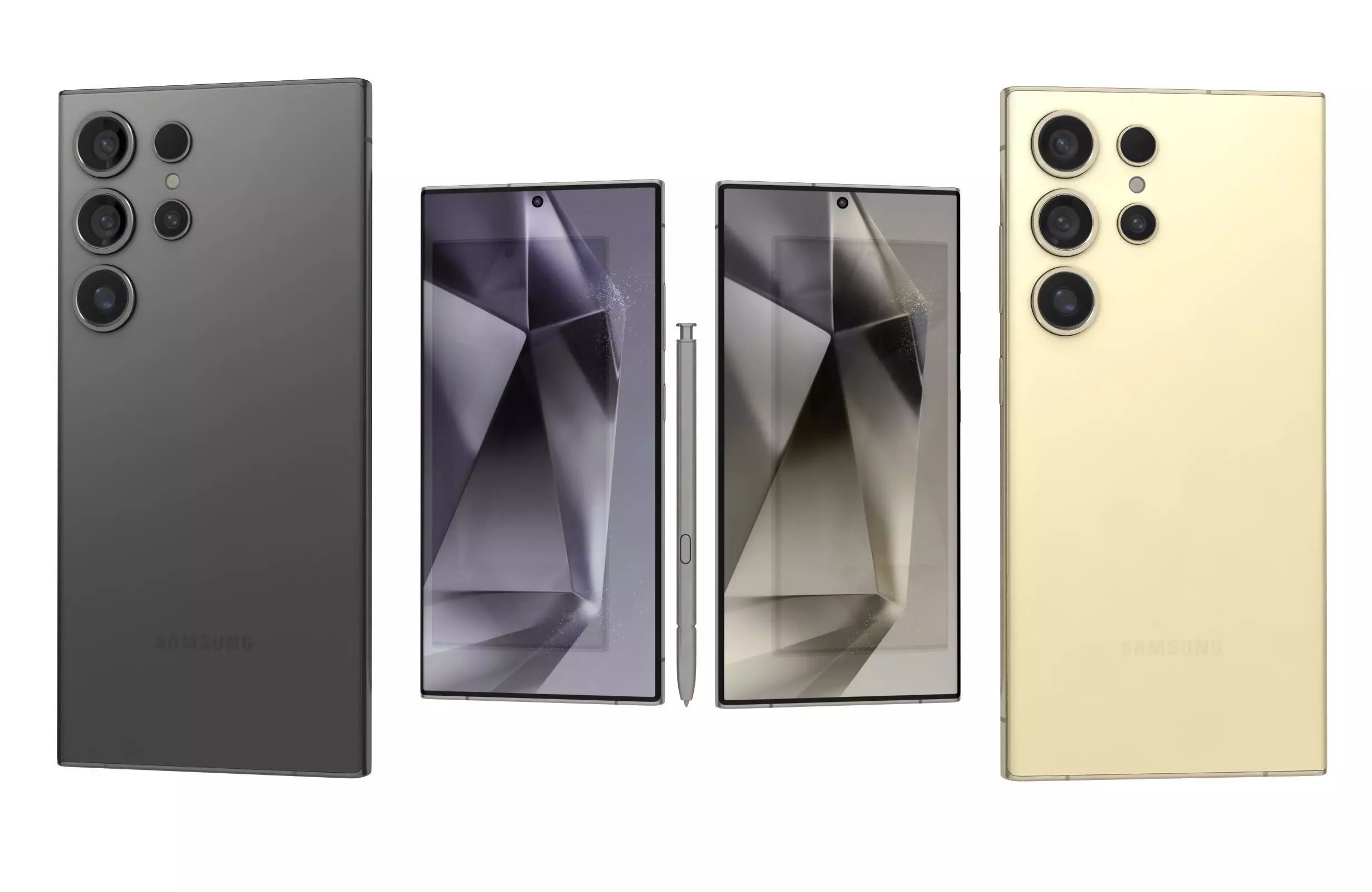 Samsung Galaxy S24 Ultra All Colors 3D model