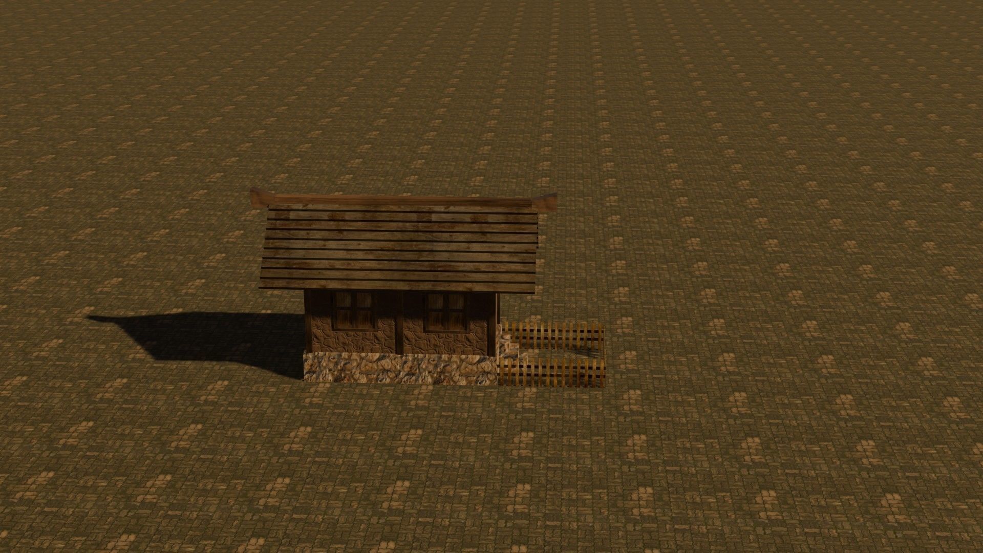 Medieval House 12 Free low-poly 3D model_6